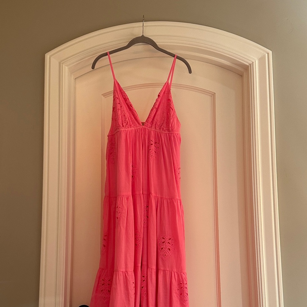 FARM Rio Vibrant Pink Maxi Dress